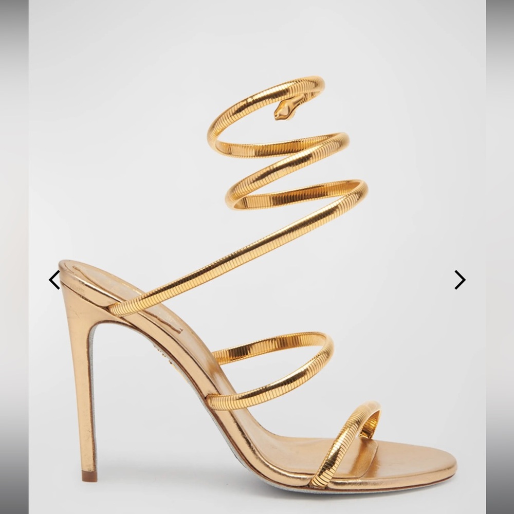 Rene Caovilla
Omega Snake Spiral-Wrap Stiletto